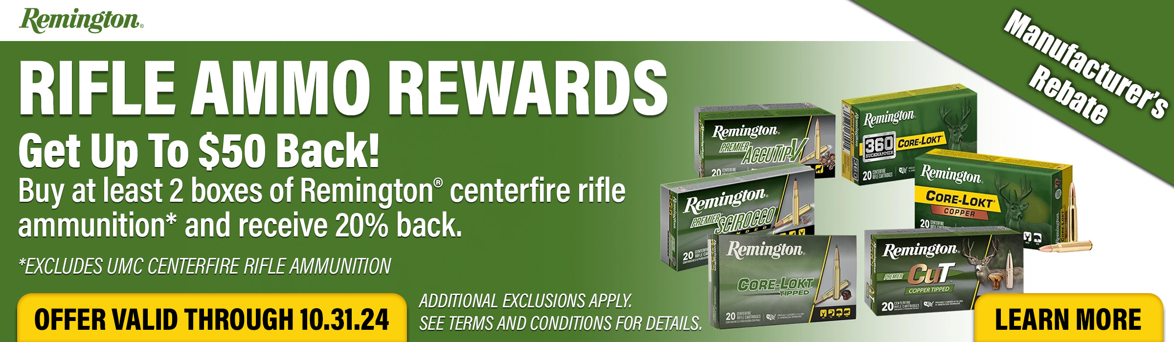 Remington Rifle Ammo Rewards